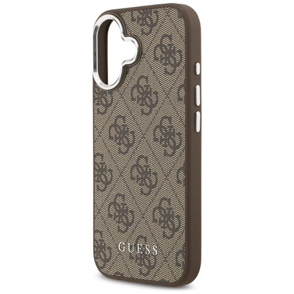 Guess 4G Classic Logo MagSafe case for iPhone 17 - brown_5