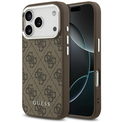 Guess 4G Classic Logo MagSafe case for iPhone 17 Pro - brown_0