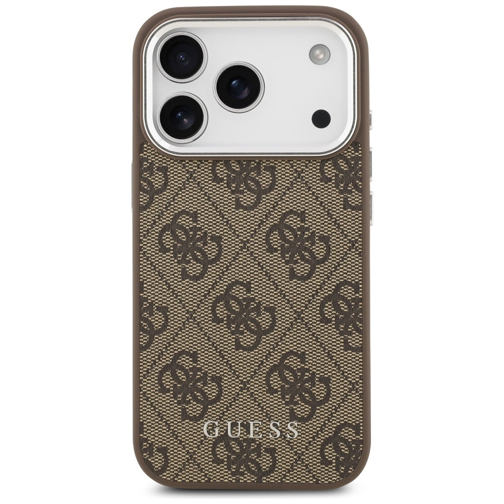 Guess 4G Classic Logo MagSafe case for iPhone 17 Pro - brown_2