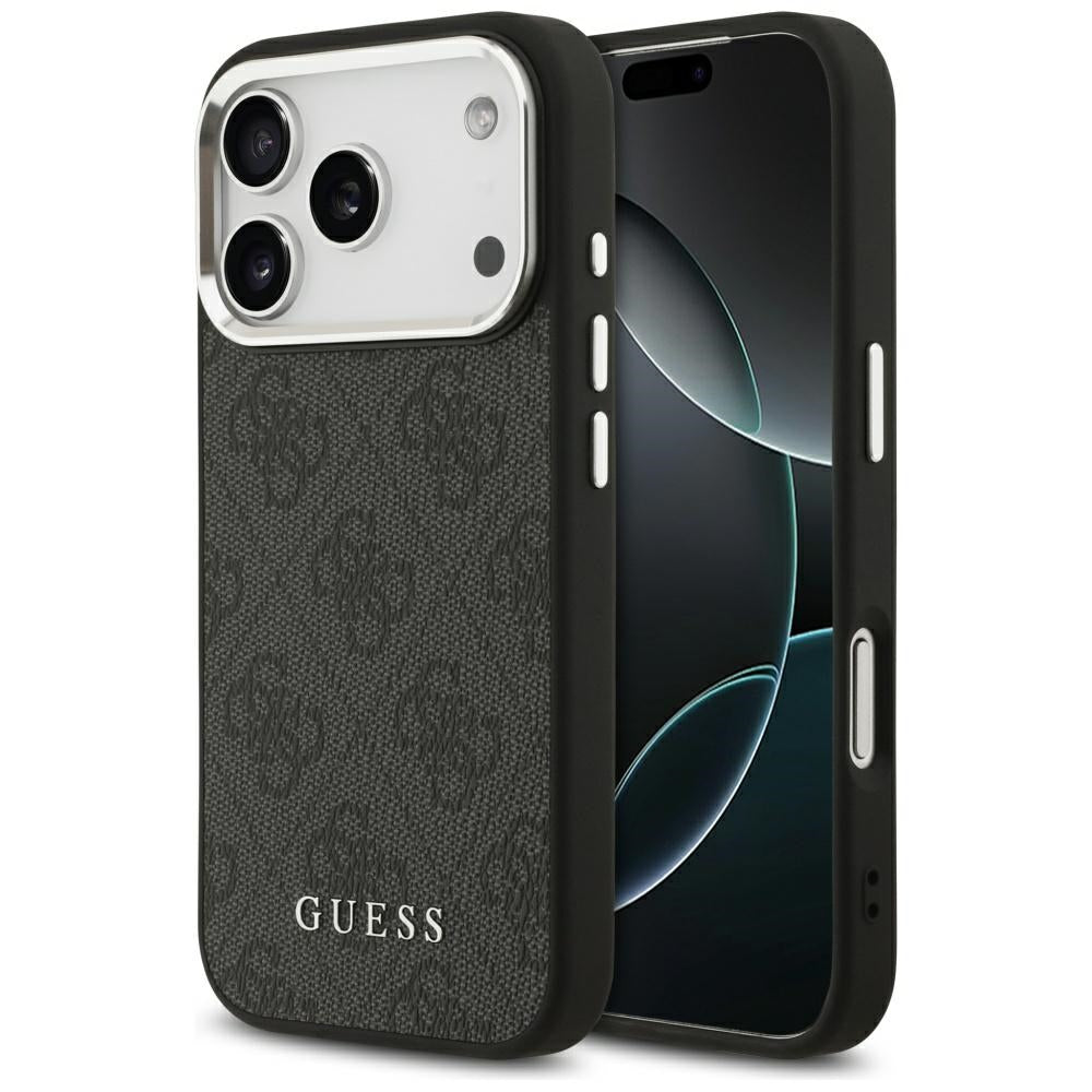 Guess 4G Classic Logo MagSafe case for iPhone 17 Pro - black_0