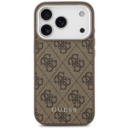 Guess 4G Classic Logo MagSafe Case for iPhone 17 Pro Max - Brown_2