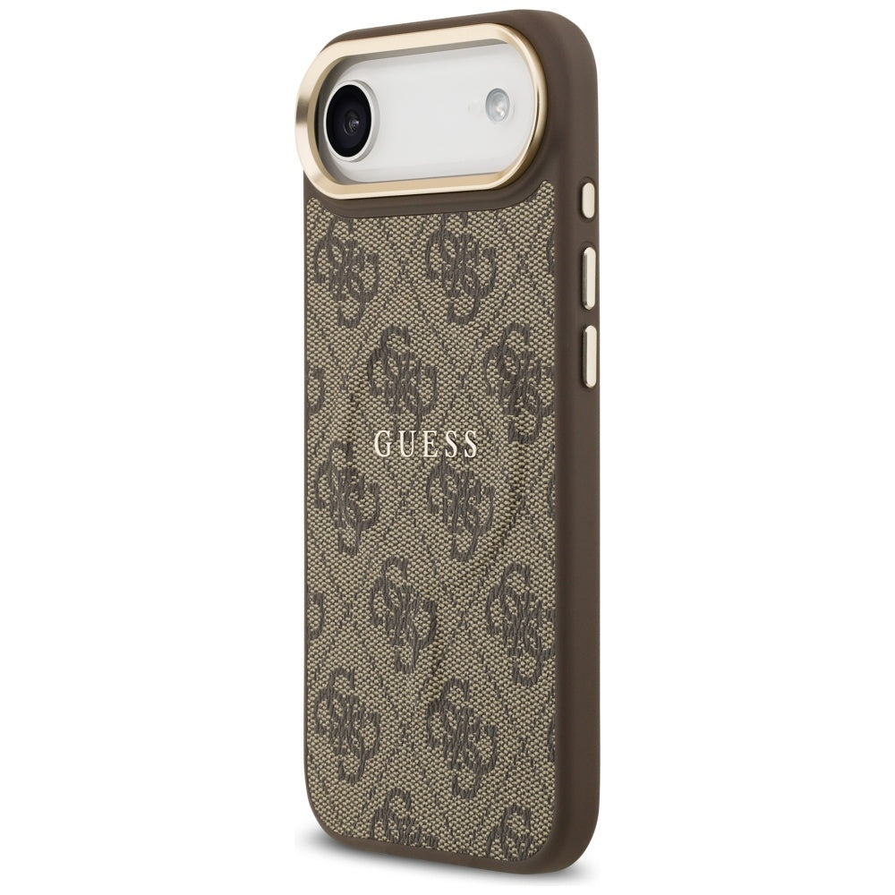 Guess 4G PU Classic Logo MagSafe Case for iPhone 17 Air - Brown_1