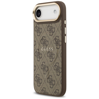 Guess 4G PU Classic Logo MagSafe Case for iPhone 17 Air - Brown_1