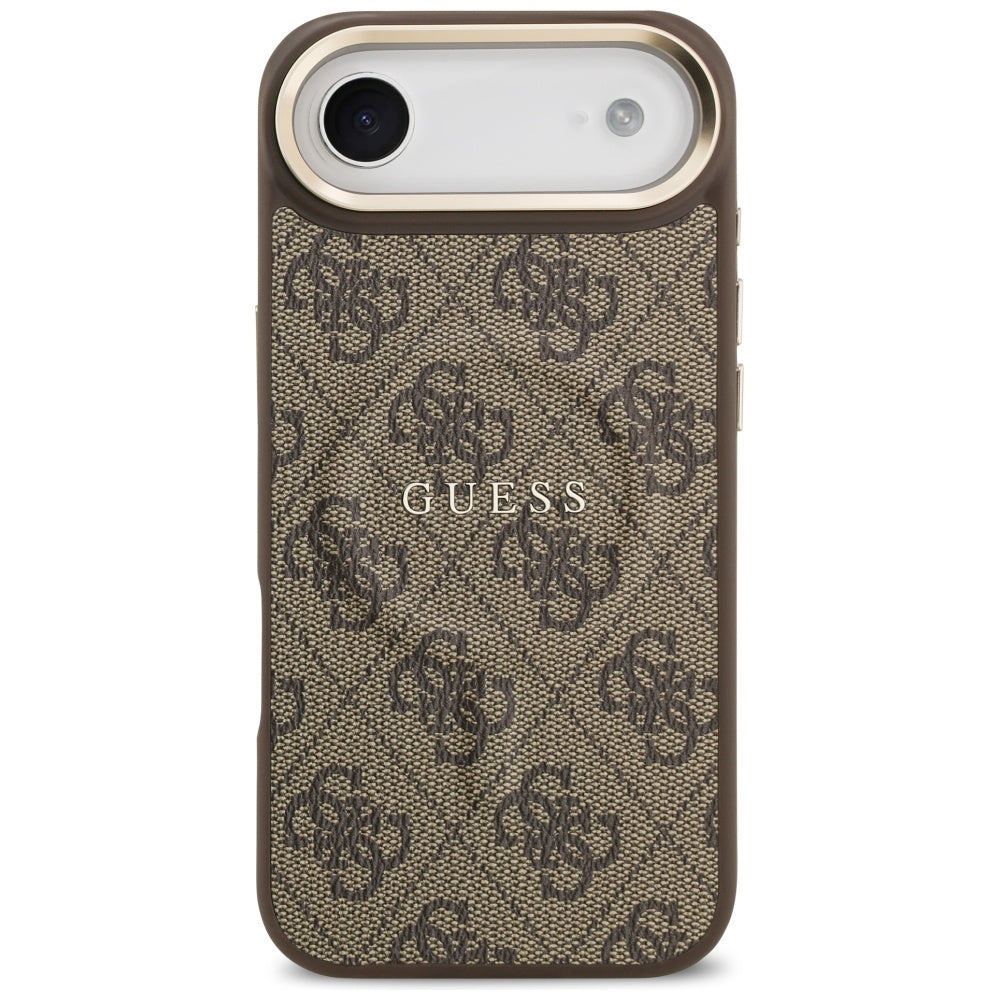 Guess 4G PU Classic Logo MagSafe Case for iPhone 17 Air - Brown_2