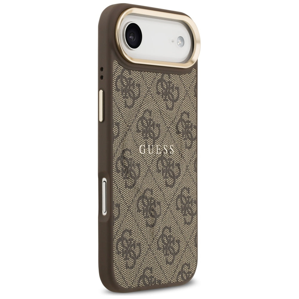 Guess 4G PU Classic Logo MagSafe Case for iPhone 17 Air - Brown_3