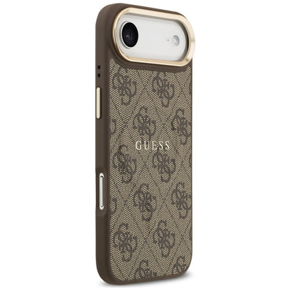 Guess 4G PU Classic Logo MagSafe Case for iPhone 17 Air - Brown_3