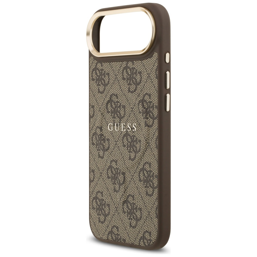 Guess 4G PU Classic Logo MagSafe Case for iPhone 17 Air - Brown_5