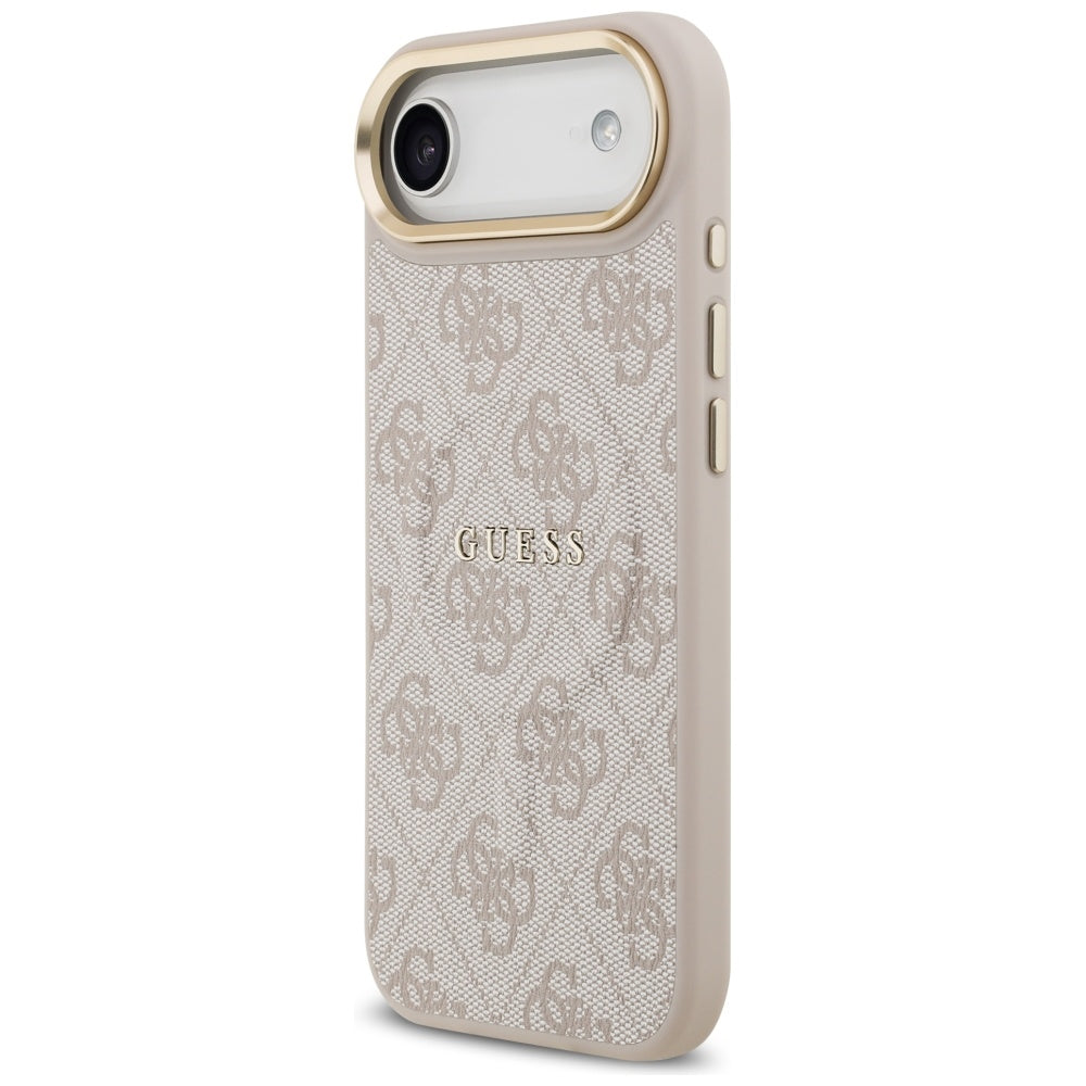 Guess 4G PU Classic Logo MagSafe Case for iPhone 17 Air - Pink_1