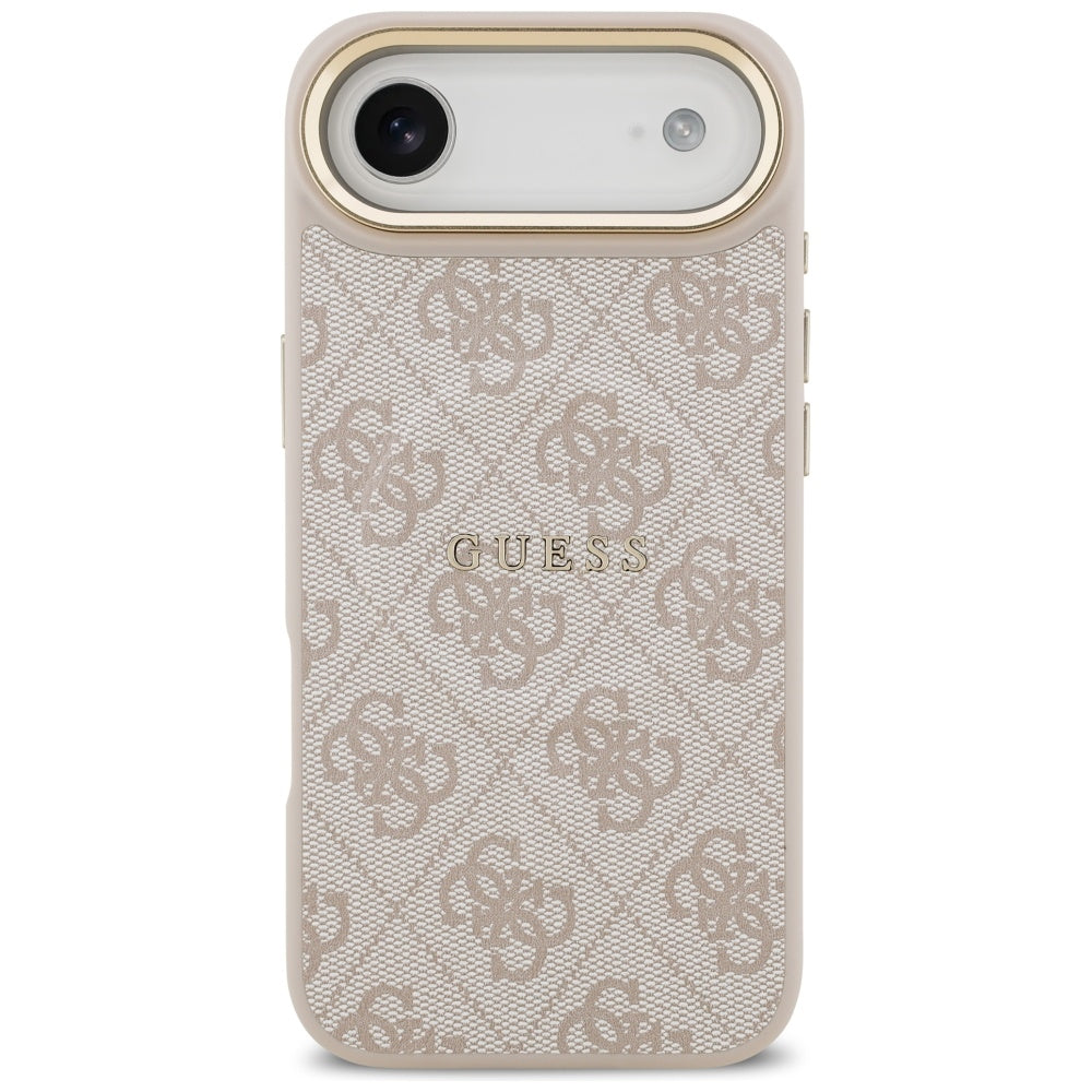 Guess 4G PU Classic Logo MagSafe Case for iPhone 17 Air - Pink_2