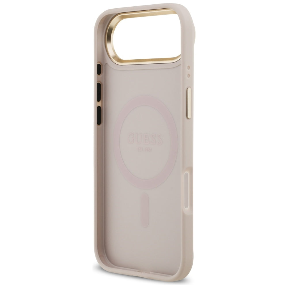 Guess 4G PU Classic Logo MagSafe Case for iPhone 17 Air - Pink_6