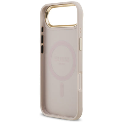 Guess 4G PU Classic Logo MagSafe Case for iPhone 17 Air - Pink_6