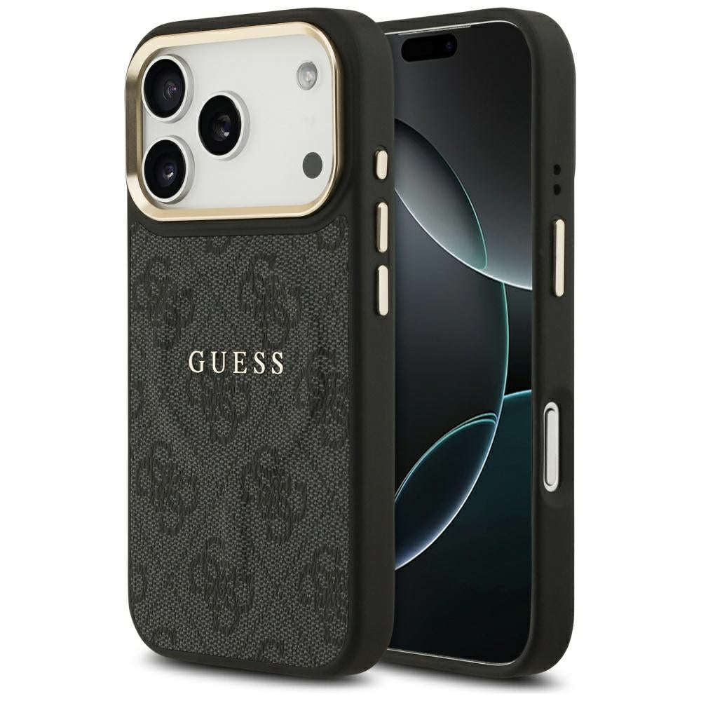 Etui Guess 4G PU Classic Logo MagSafe na iPhone 17 Pro - czarne_0