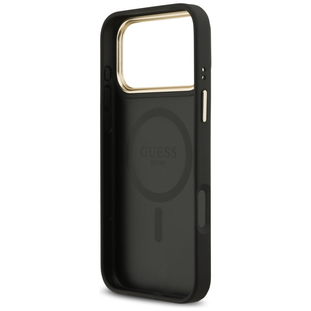 Etui Guess 4G PU Classic Logo MagSafe na iPhone 17 Pro Max - czarne_6