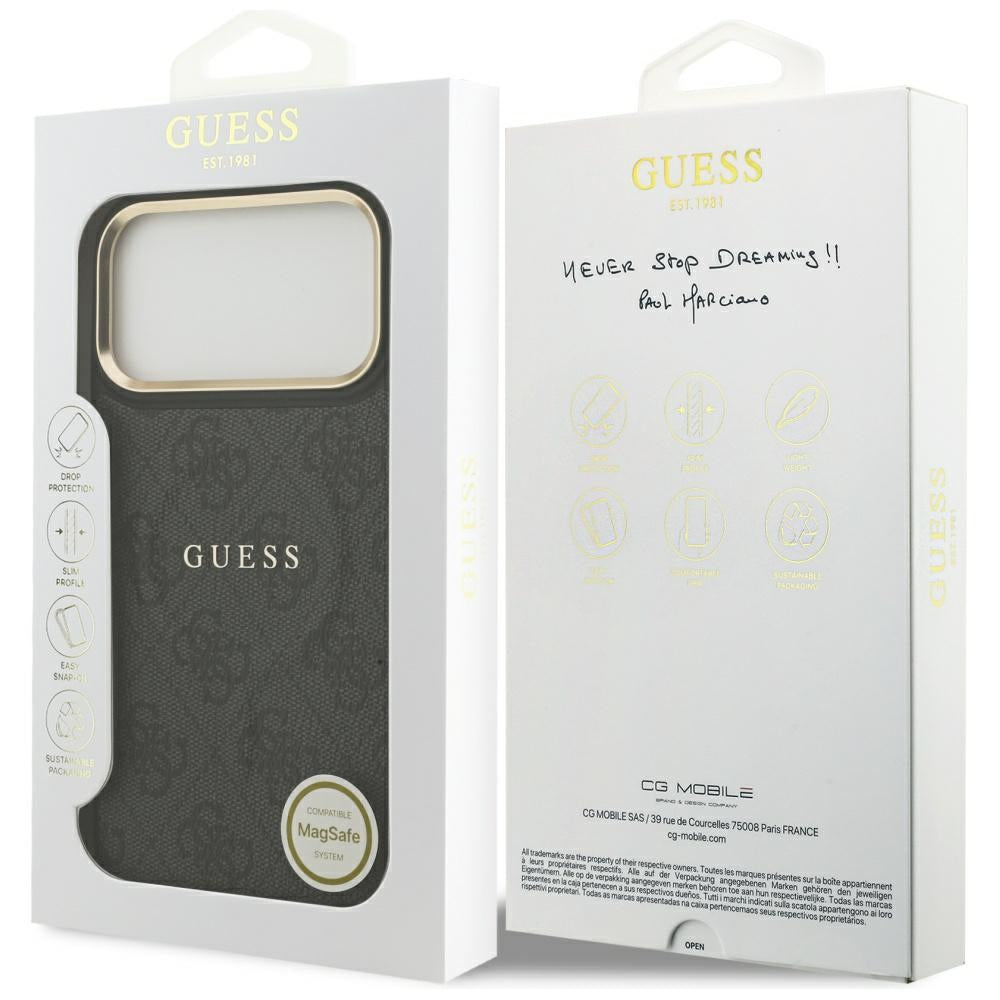 Etui Guess 4G PU Classic Logo MagSafe na iPhone 17 Pro Max - czarne_7