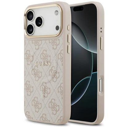 Guess 4G PU Classic Logo MagSafe Case for iPhone 17 Pro Max - Pink_0