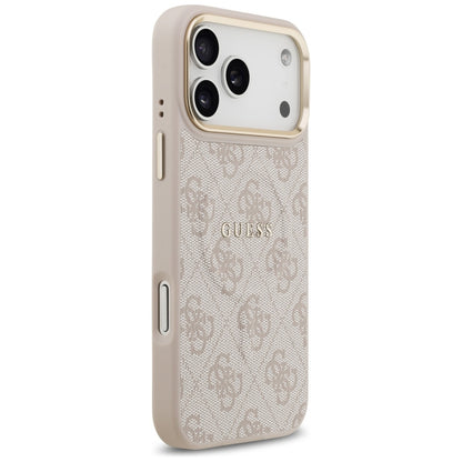 Guess 4G PU Classic Logo MagSafe Case for iPhone 17 Pro Max - Pink_3