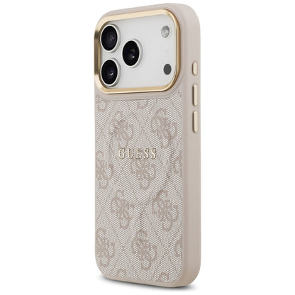 Guess 4G PU Classic Logo MagSafe Case for iPhone 17 Pro - Pink_1