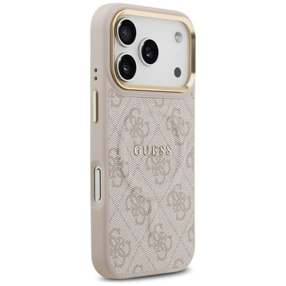 Guess 4G PU Classic Logo MagSafe Case for iPhone 17 Pro - Pink_3