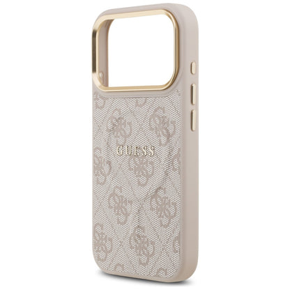 Guess 4G PU Classic Logo MagSafe Case for iPhone 17 Pro - Pink_5