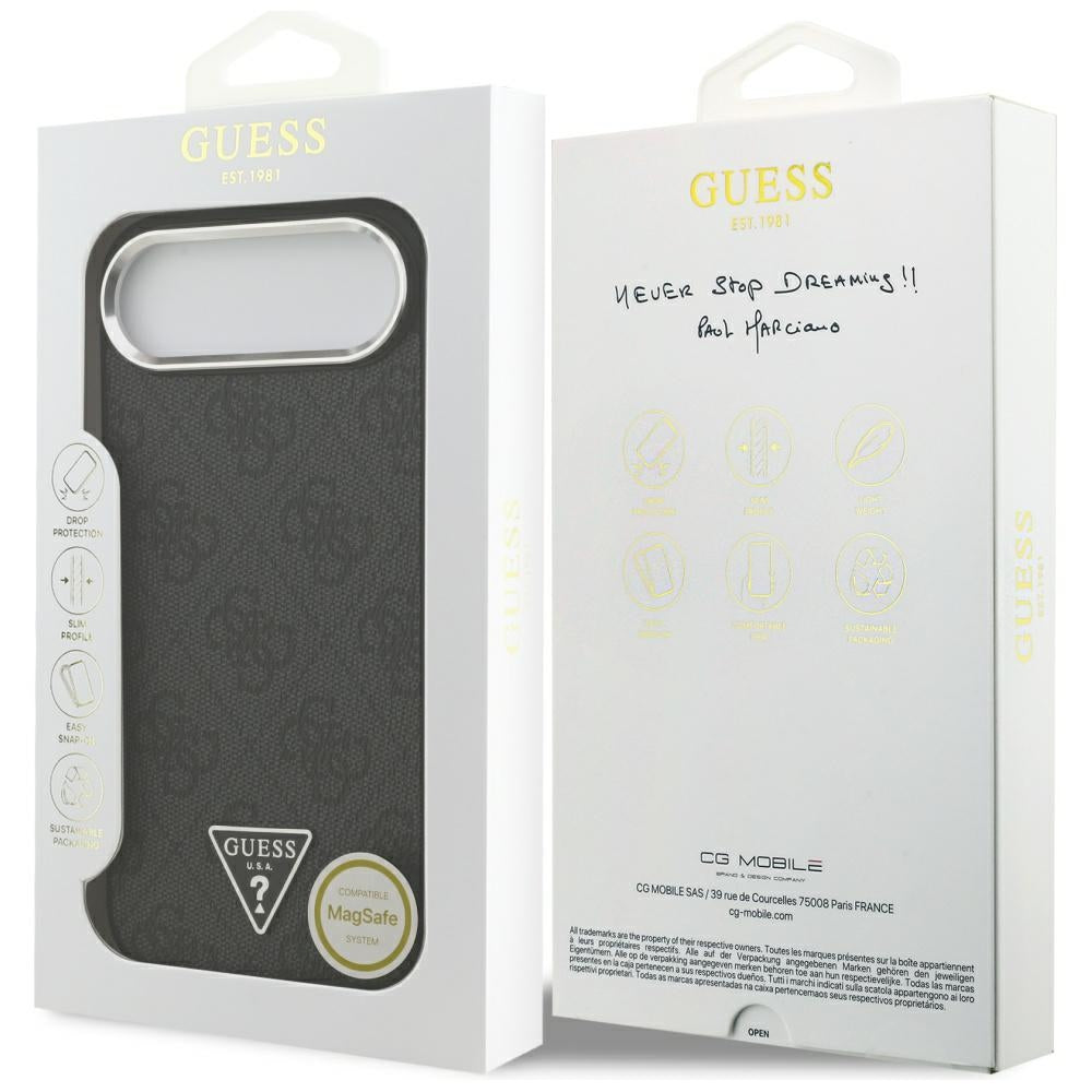 Etui Guess 4G Triangle Logo MagSafe na iPhone 17 Air - czarne_7