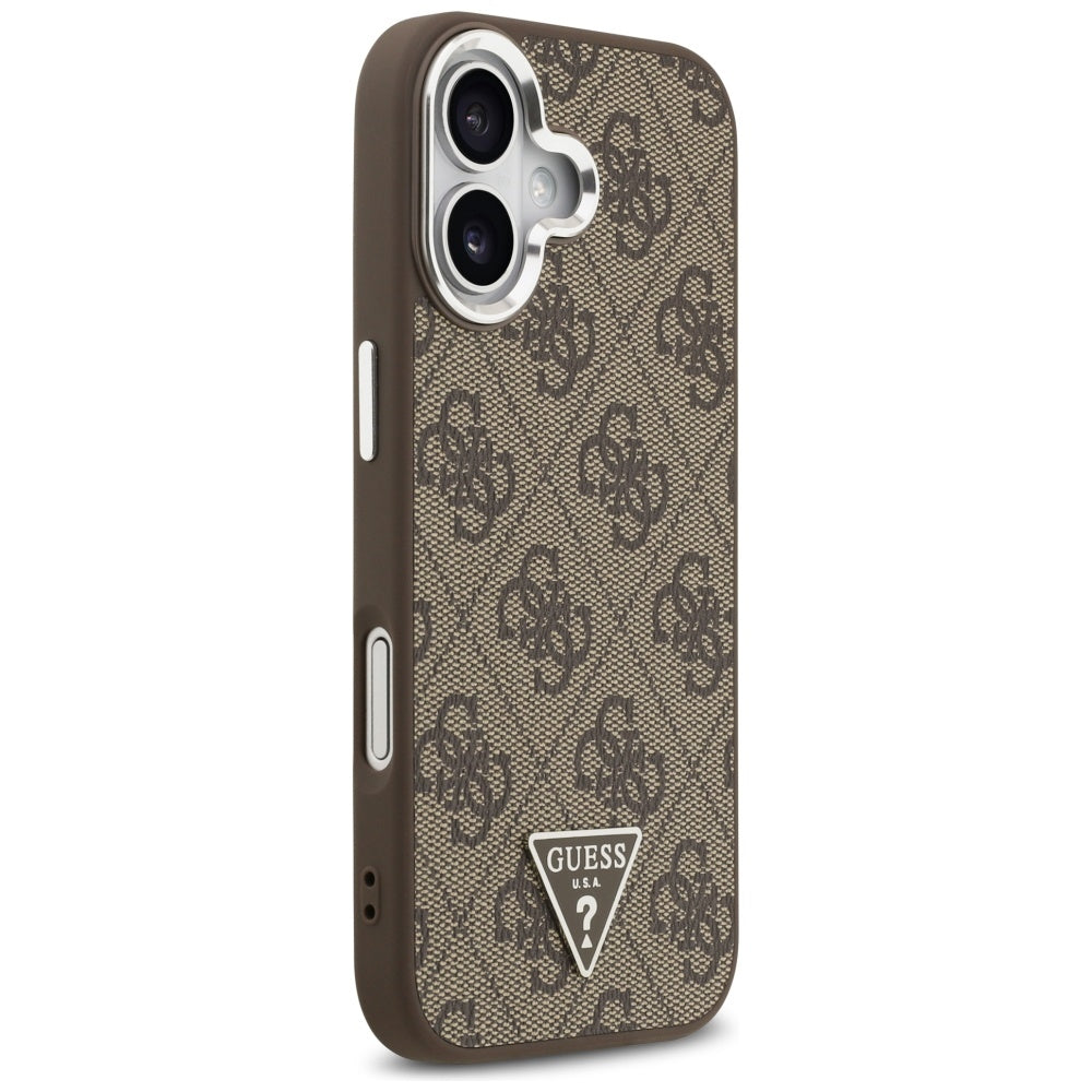 Etui Guess 4G Triangle Logo MagSafe na iPhone 17 - brązowe_3