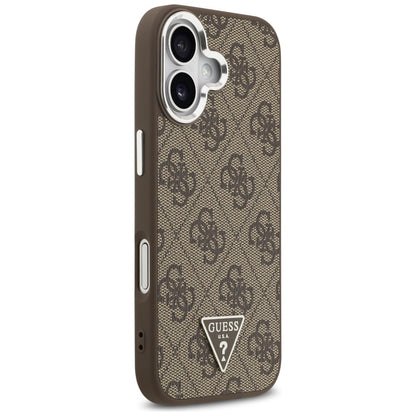 Etui Guess 4G Triangle Logo MagSafe na iPhone 17 - brązowe_3