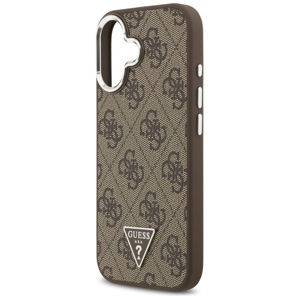 Etui Guess 4G Triangle Logo MagSafe na iPhone 17 - brązowe_5