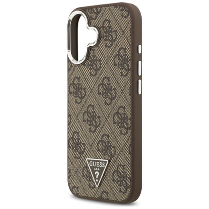 Etui Guess 4G Triangle Logo MagSafe na iPhone 17 - brązowe_5