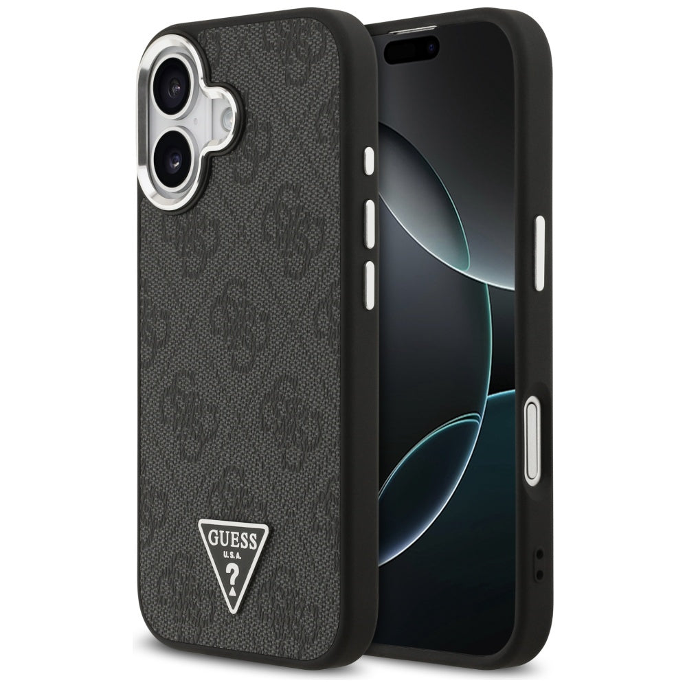 Etui Guess 4G Triangle Logo MagSafe na iPhone 17 - czarne_0