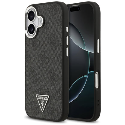 Etui Guess 4G Triangle Logo MagSafe na iPhone 17 - czarne_0