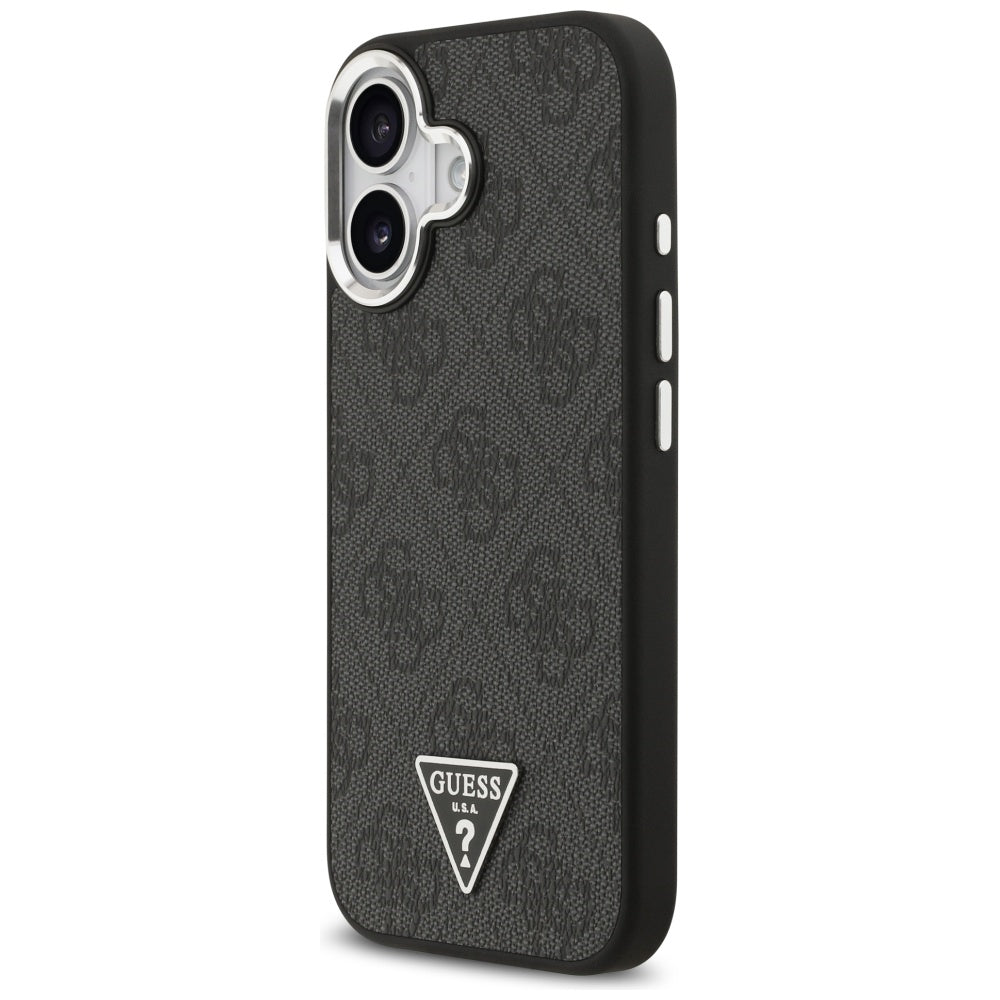 Etui Guess 4G Triangle Logo MagSafe na iPhone 17 - czarne_1
