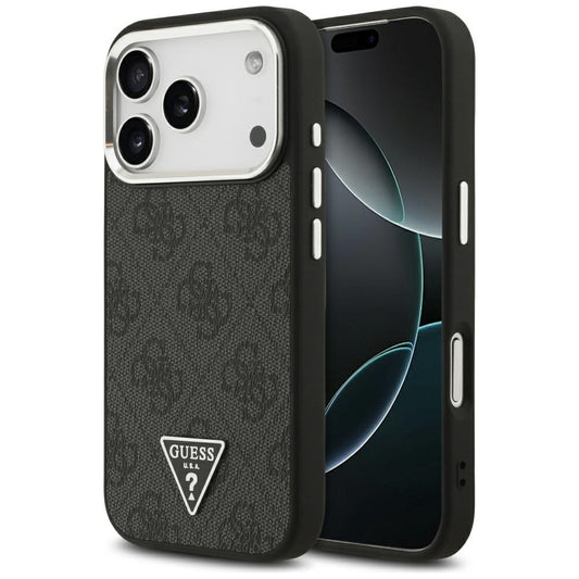 Guess 4G Triangle Logo MagSafe case for iPhone 17 Pro - black_0