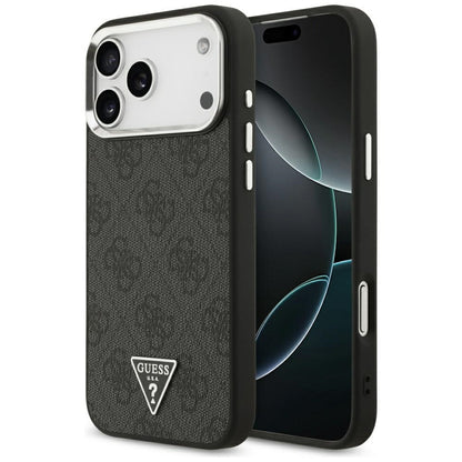 Guess 4G Triangle Logo MagSafe case for iPhone 17 Pro Max - black_0