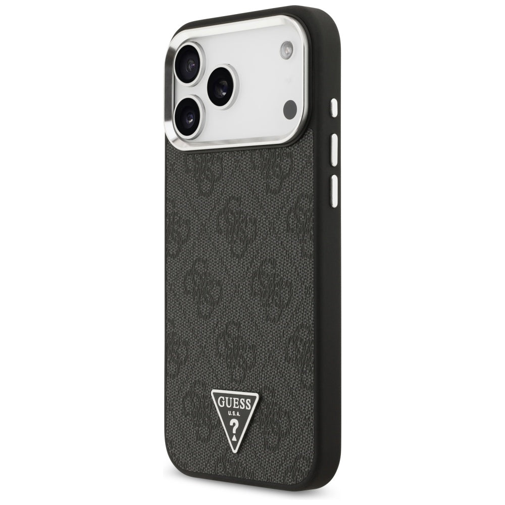 Guess 4G Triangle Logo MagSafe case for iPhone 17 Pro Max - black_1