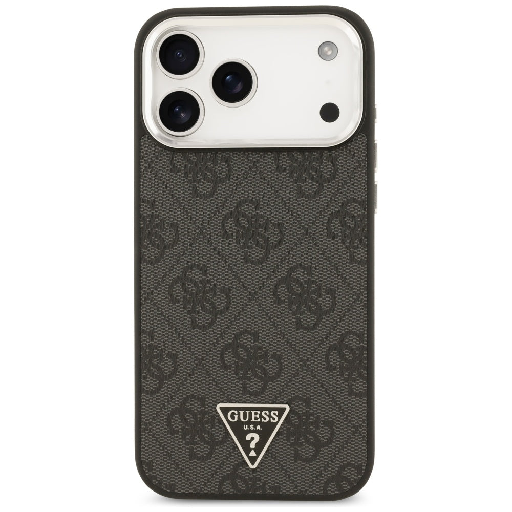 Guess 4G Triangle Logo MagSafe case for iPhone 17 Pro Max - black_2