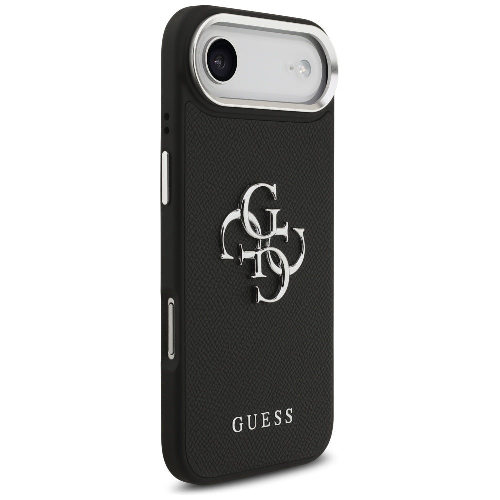 Guess Grained Big 4G Classic Logo case for iPhone 17 Air - black_3
