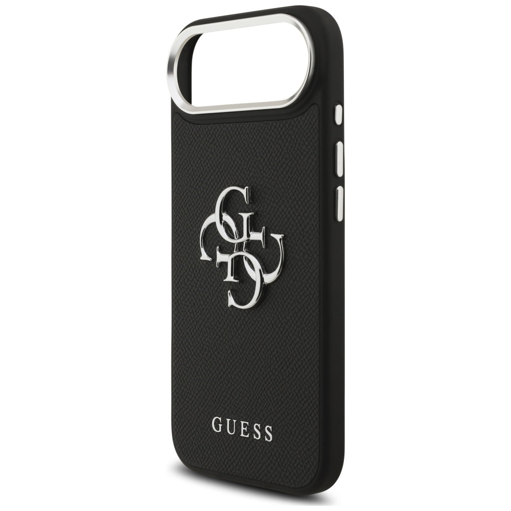 Guess Grained Big 4G Classic Logo case for iPhone 17 Air - black_5