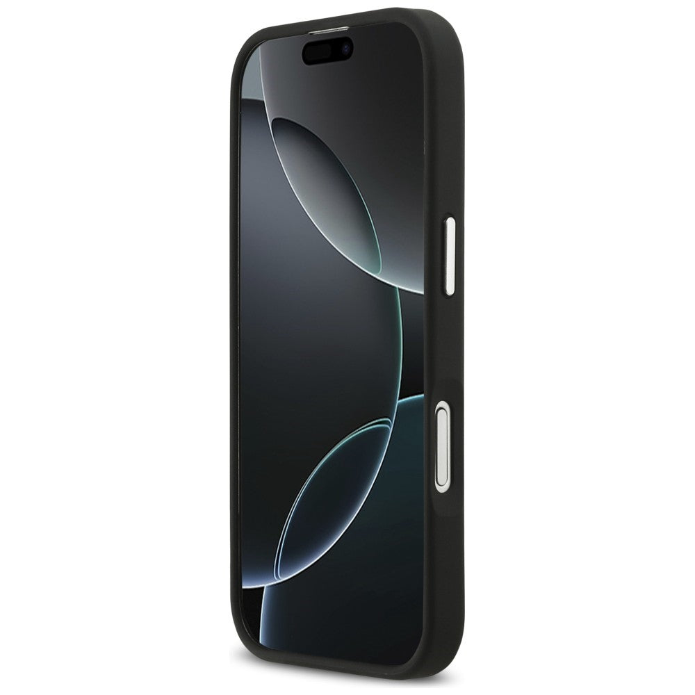 Guess Grained Big 4G Classic Logo case for iPhone 17 - black_4