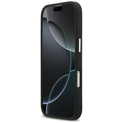 Guess Grained Big 4G Classic Logo case for iPhone 17 - black_4