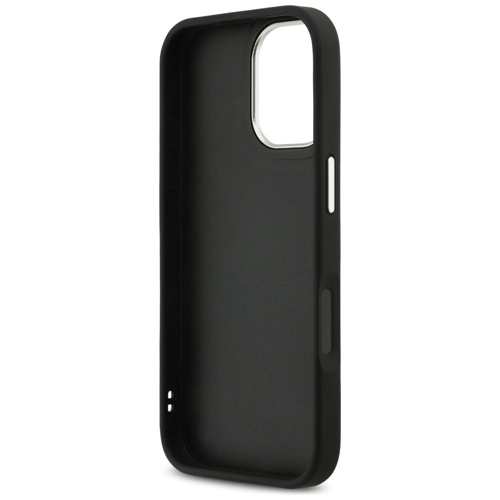 Guess Grained Big 4G Classic Logo case for iPhone 17 - black_6