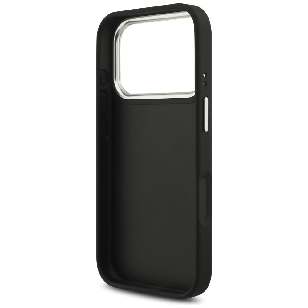 Guess Grained Big 4G Classic Logo case for iPhone 17 Pro - black_6