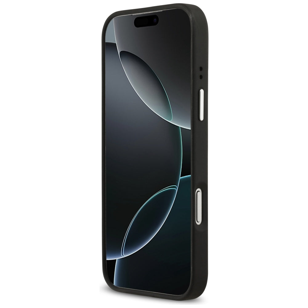 Guess Grained Big 4G Classic Logo case for iPhone 17 Pro Max - black_4