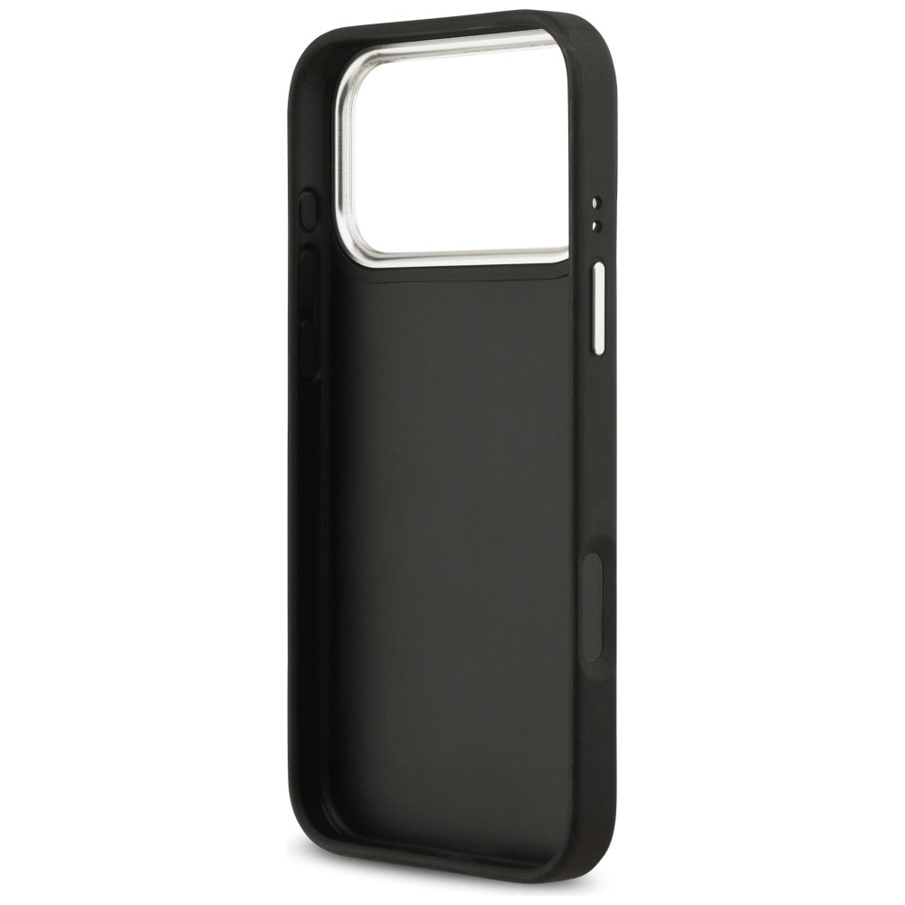 Guess Grained Big 4G Classic Logo case for iPhone 17 Pro Max - black_6