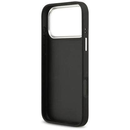 Guess Grained Big 4G Classic Logo case for iPhone 17 Pro Max - black_6