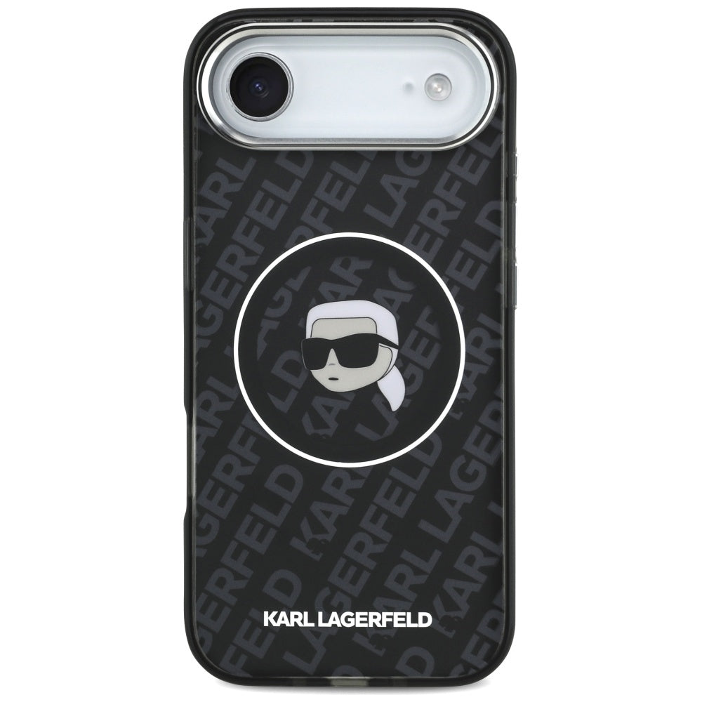 Etui Karl Lagerfeld IML Karl Head Logo MagSafe na iPhone 17 Air - czarne_2