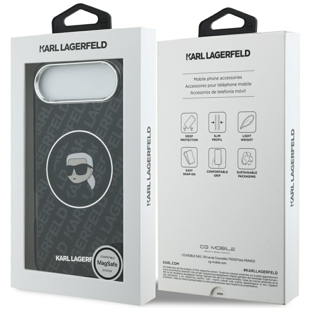 Etui Karl Lagerfeld IML Karl Head Logo MagSafe na iPhone 17 Air - czarne_7