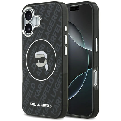 Karl Lagerfeld IML Karl Head Logo MagSafe Case for iPhone 17 - Black_0