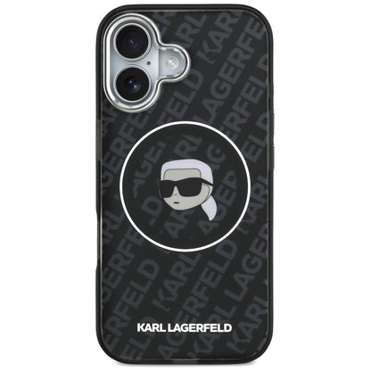 Karl Lagerfeld IML Karl Head Logo MagSafe Case for iPhone 17 - Black_2