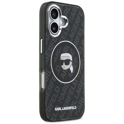Karl Lagerfeld IML Karl Head Logo MagSafe Case for iPhone 17 - Black_3
