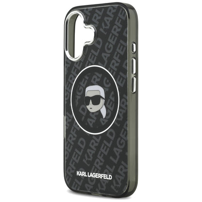 Karl Lagerfeld IML Karl Head Logo MagSafe Case for iPhone 17 - Black_5